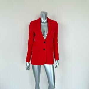 NWT!!! The Kooples women red jacket size 34FR or 4 US Retail 395$